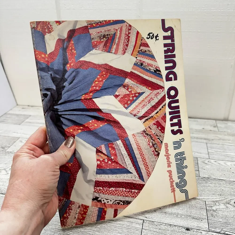 STRING QUILTS 'N THINGS by Marjorie Puckett‎  Quilting Book  Retro 70s Vtg 1979